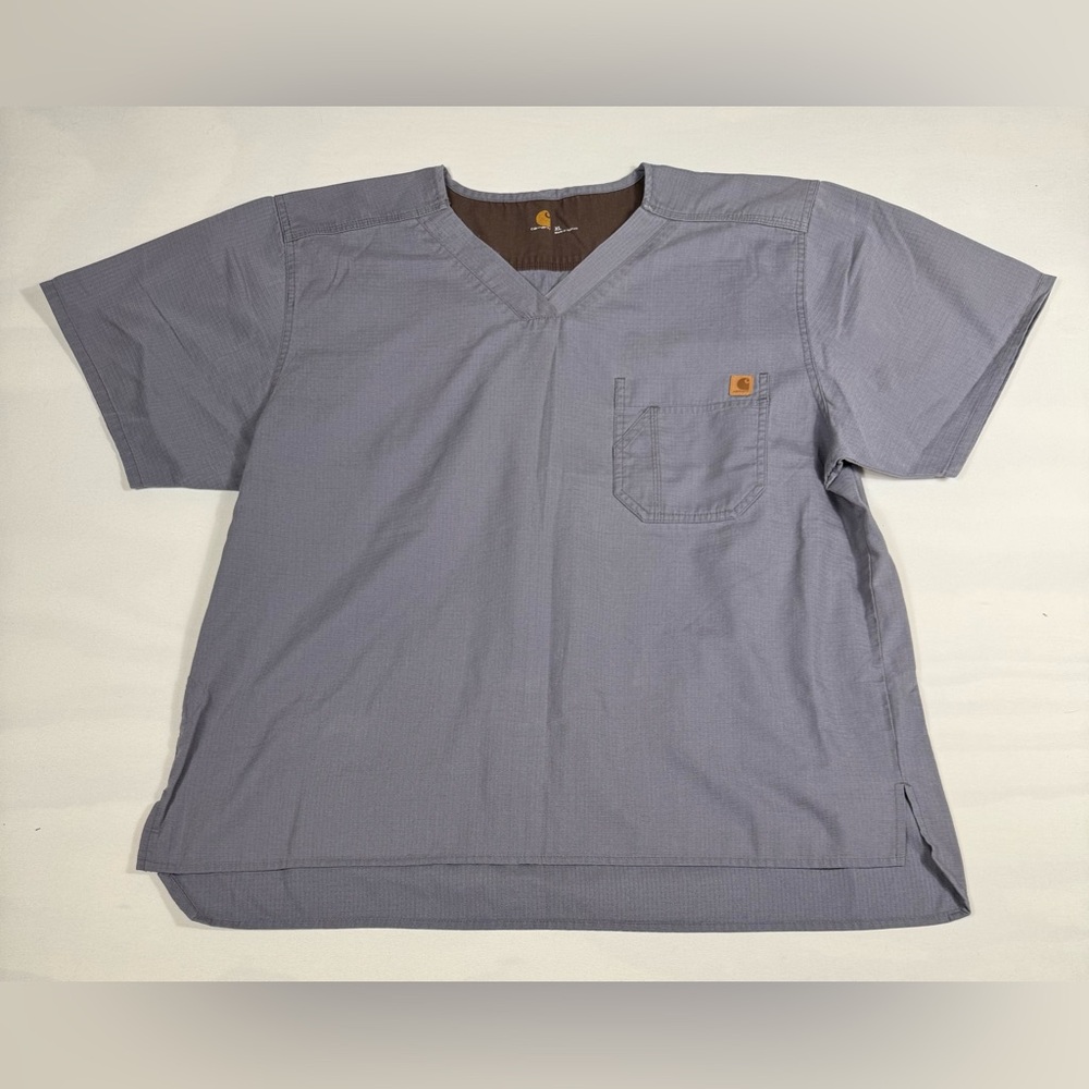 Carhartt Ripstop Utility Scrub Top Men’s XL Purple/Gray